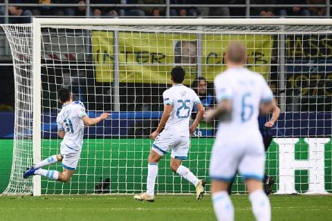 Mg Milano 11 12 2018 - Champions League Inter-Psv Eindhoven foto Matteo Gribaudi Image nella foto: gol Hirving Lozano 
