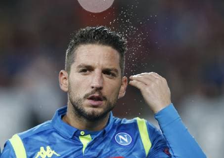 Dries Mertens of Napoli during the UEFA Champions League Group C match at Anfield Stadium, Liverpool. Picture date 11th December 2018. Picture credit should read: Andrew Yates Sportimage EDITORIAL USE ONLY. No use with unauthorised audio, video, data, fixture lists, club league logos or live services. Online in-match use limited to 120 images, no video emulation. No use in betting, games or single club league player publications. _AY20076.JPG