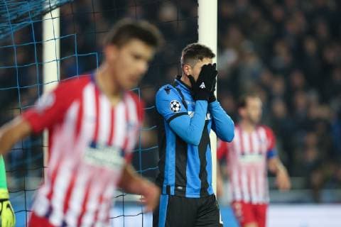 Sport Bilder des Tages Club s Luan Peres reacts during a game between Belgian soccer team Club Brugge KV and Spanish club Athletico Madrid, in Brugge, Tuesday 11 December 2018, on the sixth and last day of the UEFA Champions League, in the group A. BRUNOxFAHY  x05488247x