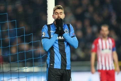 Club s Luan Peres reacts during a game between Belgian soccer team Club Brugge KV and Spanish club Athletico Madrid, in Brugge, Tuesday 11 December 2018, on the sixth and last day of the UEFA Champions League, in the group A. BRUNOxFAHY  x05488249x
