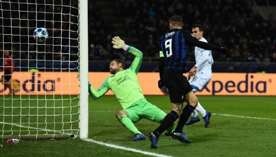 Db Milano 11 12 2018 - Champions League Inter-PSV Eindhoven foto Daniele Buffa Image nella foto: gol Mauro Icardi 
