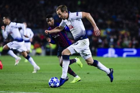 December 11, 2018 - Barcelona, Catalonia, Spain - 10 Harry Kane from England of Tottenham Hotspur during the UEFA Champions League Group B match between FC Barcelona Barca and Tottenham Hotspur FC on December 11, 2018 at Camp Nou stadium in Barcelona, Spain. FC Barcelona v Tottenham Hotspur - UEFA Champions League Group B  - ZUMAn230 20181211_zaa_n230_563 Copyright: xXavierxBonillax