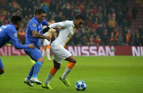 Galatasaray s Garry Rodrigues during Galatasaray - Porto Uefa Champions League Game at Turk Telekom Arena, Istanbul, 11th Dec. 2018  Copyright: TolgaxAdanali 16205542