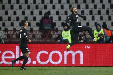 Sport Bilder des Tages NEYMAR Neimar football PSG Paris Saint Germain during UEFA Champions League match against Crvena zvezda at Rajko Mitic stadium, Belgrade 11.12.2018. MarkoxMetlas 