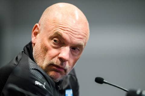 181212 Head coach Uwe Rösler of Malmö FF during a press conference ahead of the Europa league match between Besiktas and Malmö FF on December 12 2018 in Istanbul Photo Petter Arvidson BILDBYR u0081N kod PA 92174, detectedSourceLanguage  Copyright: PETTERxARVIDSON BB181212PA035
