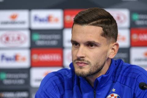 PXL_GNK Dinamo press concerence - Zagreb, Croatia 12.12.2018., Zagreb, Croatia - GNK Dinamo press conference PK Pressekonferenz on the occasion of UEFA Champions League football match with RSC Anderlecht. Petar Stojanovic.  LukaxStanzl PIXSELL
