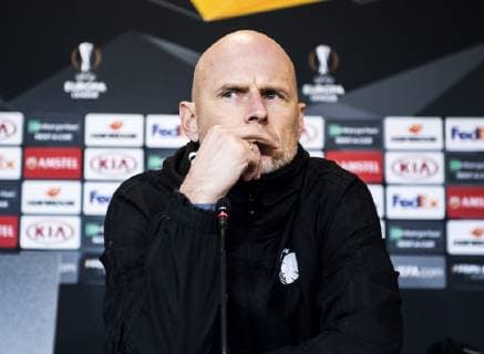 Staale Solbakken ved FC Koebenhavn pressemoede forud for Europa League kampen mod Bordeaux, i Koebenhavn onsdag den 12. december 2018.. , Copenhagen Denmark  Copyright: JonasxOlufsonx COP102 78305 spdk20181212-174053-L