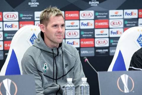 Midfielder Tomas Hubschman of FK Jablonec attends a pre-match news conference ahead of the UEFA Europa League Group K Matchday 6 encounter against FC Dynamo Kyiv, Kyiv, capital of Ukraine, December 12, 2018. The fixture is due to take place at the NSC Olimpiyskiy in the Ukrainian capital at 19:55 local time on December 13. Ukrinform. Pre-match news conference of FK Jablonec before UEL game against Dynamo in Kyiv  Copyright: xHennadiixMinchenkox