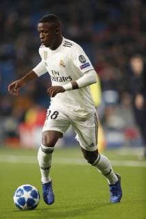 Vinicius Junior of Real Madrid during the UEFA Champions League group G match between Real Madrid and CSKA Moskva at the Santiago Bernabeu stadium on December 12, 2018 in Madrid, Spain UEFA Champions League 2018 2019 xVIxVIxImagesx xMauricexvanxSteenxIVx 13053485