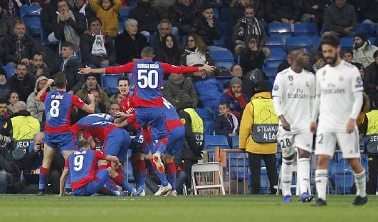 Soccer match between Real Madrid and CSK of the Champions League 2018 2019 held at the Santiago Bernabeu stadium in Madrid Photo Jose Cuesta 261 Cordon Press Cordon Press Press  xJosexLuisxCuestax xx