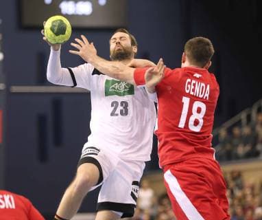 Photo Steffen Fäth Germany vs. Pawel Genda Handball International match in Rostock on Wed 12 12 2018 Germany Poland