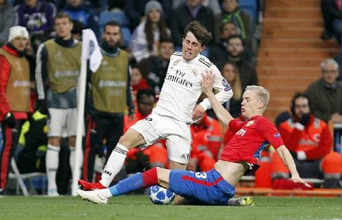 Soccer match between Real Madrid and CSK of the Champions League 2018 2019 held at the Santiago Bernabeu stadium in Madrid Photo Jose Cuesta 261 Cordon Press Odriozola Cordon Press, detectedSourceLanguage  xJosexLuisxCuestax xx