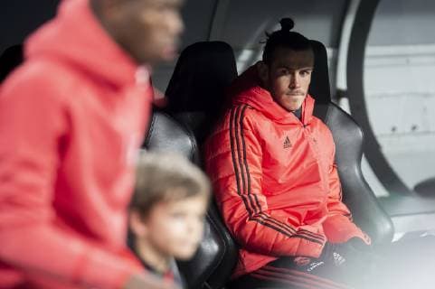 Real Madrid Gareth Bale during UEFA Champions League match between Real Madrid and PFC CSKA Moskva at Santiago Bernabeu Stadium in Madrid, Spain. December 12, 2018.  (9882004)