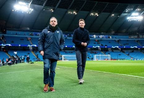 12 12 2018 xfux Football UEFA Champions League Manchester City FC TSG 1899 Hoffenheim emspor v l Holger Kliem TSG 1899 Hoffenheim Head of Media and Public Relations Trainer Julian Nagelsmann TSG 1899 Hoffenheim Manchester