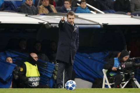 coach Viktar Hancharenka of CSKA Moscow during the UEFA Champions League group G match between Real Madrid and CSKA Moskva at the Santiago Bernabeu stadium on December 12, 2018 in Madrid, Spain UEFA Champions League 2018 2019 xVIxVIxImagesx xMauricexvanxSteenxIVx 13053732