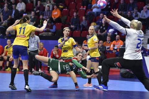 Lakatos Rita HANDBALL : Championnat d Europe Feminin 2018 - Nancy 012 12 2018 - Hongrie vs Roumanie - 2e Tour MAO Panoramic 