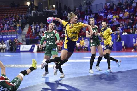 Pintea Crina Elena HANDBALL : Championnat d Europe Feminin 2018 - Nancy 012 12 2018 - Hongrie vs Roumanie - 2e Tour MAO Panoramic 