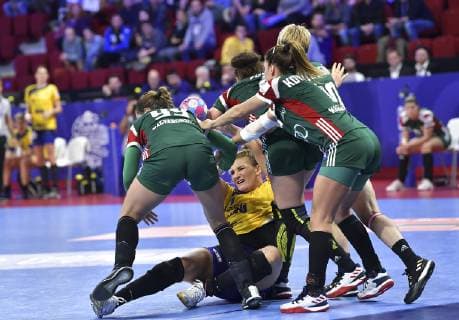 Pintea Crina Elena HANDBALL : Championnat d Europe Feminin 2018 - Nancy 012 12 2018 - Hongrie vs Roumanie - 2e Tour MAO Panoramic 