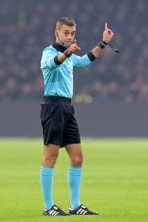 AMSTERDAM, Ajax - Bayern Munchen, football, Champions League Season 2018 2019, 12-12-2018, Johan Cruijff Arena . referee Clement Turpin during the game Ajax - Bayern . Ajax - Bayern  x2685301x