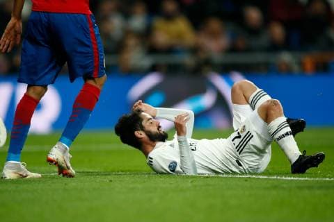 December 12, 2018 - Madrid, MADRID, SPAIN - Isco of Real Madrid during the UEFA Champions League football match played between Real Madrid and CSKA Moskova at Santiago Bernabeu stadium, Madrid, Spain, on December 12th, 2018. Soccer: Champions League - Real Madrid v CSKA Moskova - ZUMAa181 20181212_zaa_a181_070 Copyright: xAFP7x