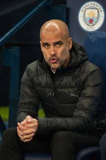 Manchester City v TSG 1899 Hoffenheim UEFA Champions League Manchester City manager Josep Guardiola during the UEFA Champions League match at the Etihad Stadium, Manchester Content Not Available For UK Newspapers Copyright: xMattxWilkinsonx FIL-12681-0010