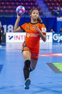 Handball Women EM Netherlands Germany Main Round Group 2 3 Matchday at the Palais des Sports Delaila Amega Netherlands Tus Metzingen Nancy Palais des Sports Jean Weille France