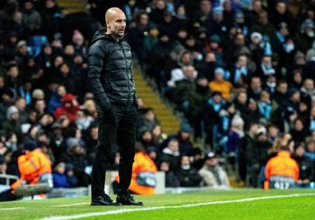 12 12 2018 xfux Football UEFA Champions League Manchester City FC TSG 1899 Hoffenheim emspor v l Coach Pep Guardiola Manchester City FC Manchester