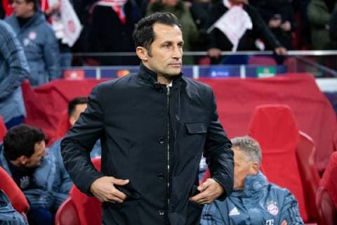 12 12 2018 xkvx Football UEFA Champions League Ajax Amsterdam FC Bayern Munich emspor v l Sports Director Hasan Salihamidzic FCB FC Bayern Munich DFL DFB REGULATIONS PROHIBIT ANY USE OF PHOTOGRAPHS as IMAGE SEQUENCES and or QUASI VIDEO Amsterdam