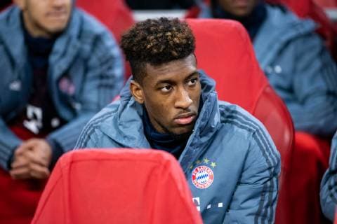 12 12 2018 xkvx Football UEFA Champions League Ajax Amsterdam FC Bayern Muenchen emspor v l Kingsley Coman FCB FC Bayern Muenchen DFL DFB REGULATIONS PROHIBIT ANY USE OF PHOTOGRAPHS as IMAGE SEQUENCES and or QUASI VIDEO Amsterdam
