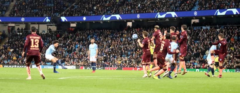 Manchester City TSG 1899 Hoffenheim England Manchester 12 12 2018 Football UEFA Champions League Season 2018 2019 6 Matchday Manchester City TSG 1899 Hoffenheim Leroy Sane Manchester City Goal 1 1 Sane
