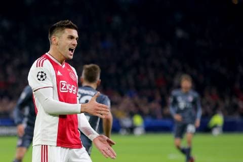 Dusan Tadic AFC Ajax Amsterdam 10 Ajax Amsterdam vs FC Bayern Muenchen Football Champions League Group stage 12 12 2018 Ajax Amsterdam vs FC Bayern Muenchen Football Champions League Group stage 12 12 2018 Amsterdam Copyright: xLanger Eibner-Pressefotox EP_HLR
