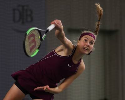 Antonia Lottner German Championships 2018 Tennis German Championships 2018 German Championships Biberach an der Riss Baden Wuerttemberg Germany 12 December 2018 Â Copyright: xJuergenxHasenkopfx