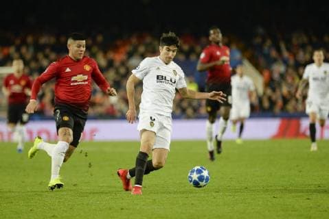 soler in action during the Uefa Champions League football match between Valencia and Manchester on december 12 at Mestalla stadium in Valencia Spain Photo Xisco Navarro Cordon Press  xXiscoxNavarrox xx