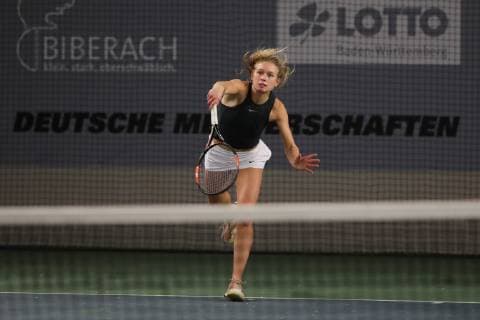 Julia Thiem German Championships 2018 Tennis German Championships 2018 German Championships Biberach an der Riss Baden Wuerttemberg Germany 12 December 2018 Â Copyright: xJuergenxHasenkopfx