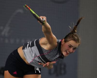 Stephanie Wagner German Championships 2018 Tennis German Championships 2018 German Championships Biberach an der Riss Baden Wuerttemberg Germany 12 December 2018 Â Copyright: xJuergenxHasenkopfx