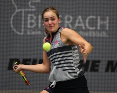 Stephanie Wagner German Championships 2018 Tennis German Championships 2018 German Championships Biberach an der Riss Baden Wuerttemberg Germany 12 December 2018 Â Copyright: xJuergenxHasenkopfx