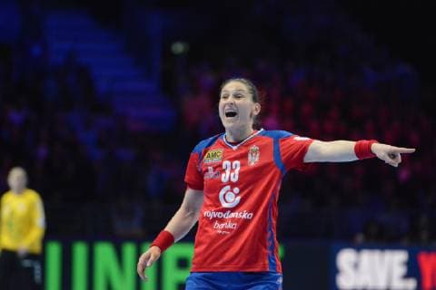 Jovana Stoiljkovic (Serbie) HANDBALL : Serbie vs France- Euro feminin 2018 - 12 12 2018 RonanHoussin Panoramic 