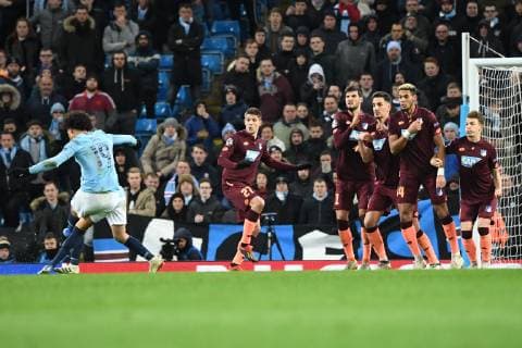 12 12 2018 xmeix Soccer UEFA Champions League Manchester City FC TSG 1899 Hoffenheim emspor v l Leroy Sane Manchester City equalizes 1 1 for Manchester against the Hoffenheim Wall DFL DFB REGULATIONS PROHIBIT ANY USE OF PHOTOGRAPHS as IMAGE SEQUENCES and or QUASI VIDEO Manchester prio:1