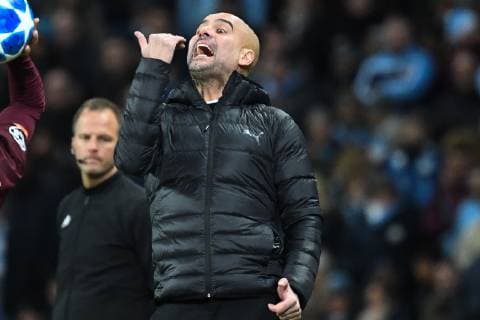 12 12 2018 xmeix Football UEFA Champions League Manchester City FC TSG 1899 Hoffenheim emspor v l Coach Pep Guardiola Manchester City DFL DFB REGULATIONS PROHIBIT ANY USE OF PHOTOGRAPHS as IMAGE SEQUENCES and or QUASI VIDEO Manchester prio:1