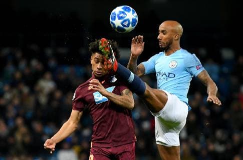 12 12 2018 xfux Football UEFA Champions League Manchester City FC TSG 1899 Hoffenheim emspor v l Reiss Nelson TSG 1899 Hoffenheim Sergio Agueero Agüero Manchester City FC Manchester