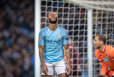 Raheem Sterling of Man City during the UEFA Champions League match between Manchester City and TSG 1899 Hoffenheim at the Etihad Stadium, Manchester, England on 12 December 2018. Copyright: xAndyxRowlandx PMI-2472-0007