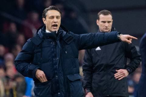 12 12 2018 xkvx Football UEFA Champions League Ajax Amsterdam FC Bayern Muenchen emspor v l Coach Niko Kovac FCB FC Bayern Muenchen gives instruction gesticulated with arms gesticulate gives instructions gesticulate DFL DFB REGULATIONS PROHIBIT ANY USE OF PHOTOGRAPHS as IMAGE SEQUENCES and or QUASI VIDEO Amsterdam