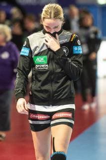 28 Franziska Müller Germany Netherlands vs. Germany European Championship Handball Women 12 12 2018 Netherlands vs. Germany European Championship Handball Women 12 12 2018 Nancy Copyright: xEIBNER Michael_Schmidtx EP_MST