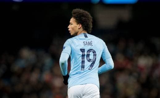 Sport Bilder des Tages Leroy Sane of Man City during the UEFA Champions League match between Manchester City and TSG 1899 Hoffenheim at the Etihad Stadium, Manchester, England on 12 December 2018. Copyright: xAndyxRowlandx PMI-2472-0011
