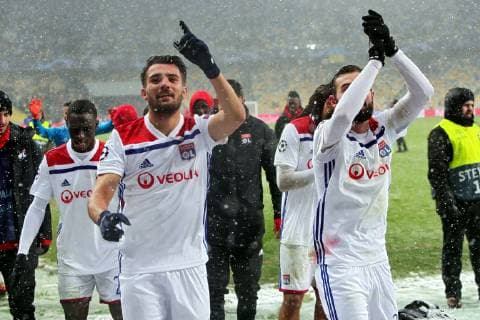 Players of Olympique Lyonnais (Lyon) are pictured after the UEFA Champions League Group F Matchday 6 game against FC Shakhtar Donetsk at the NSC Olimpiyskiy, Kyiv, capital of Ukraine, December 13, 2018. Ukrinform. UCL: Shakhtar vs Lyon in Kyiv  Copyright: xPavlo_Bagmutx