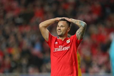 December 12, 2018 - Lisbon, Portugal - Haris Seferovic of SL Benfica in action during the UEFA Champions League 2018 19 football match between SL Benfica vs AEK Athens F.C. SL Benfica vs AEK Athens FC in Lisbon, Portugal - 12 Dec 2018 - ZUMAs197 87573524st Copyright: xDavidxMartinsx