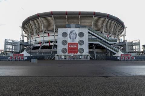 December 12, 2018 - Amsterdam, Netherlands - General view of Johan Cruyff Arena during the UEFA Champions League Group E match between AFC Ajax and FC Bayern Munich at Johan Cruyff ArenA in Amsterdam, Netherlands on December 12, 2018 Ajax v FC Bayern Muenchen - UEFA Champions League Group E  - ZUMAn230 20181212_zaa_n230_444 Copyright: xAndrewxSurmax