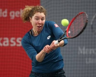 Anna Lena Friedsam German Championships 2018 Tennis German Championships 2018 German Championships Biberach an der Riss Baden Wuerttemberg Germany 13 December 2018 Â Copyright: xJuergenxHasenkopfx