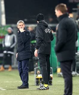 SOCCER - UEFA EL, Rapid vs Rangers VIENNA,AUSTRIA,13.DEC.18 - SOCCER - UEFA Europa League, group stage, SK Rapid Wien vs Glasgow Rangers. Image shows head coach Dietmar Kuehbauer (Rapid). Keywords: Wien Energie. GEPAxpictures xChristianxOrt