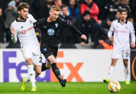 181213 Breath Ljajic or Besiktas and Anders Christiansen of Malmö FF during the Europe league match between Besiktas and Malmö FF on December 13, 2018 in Istanbul Photo Petter Arvidson BILDBYR N Code PA 92175, detectedSourceLanguage  Copyright: PETTERxARVIDSON BB181213PA064